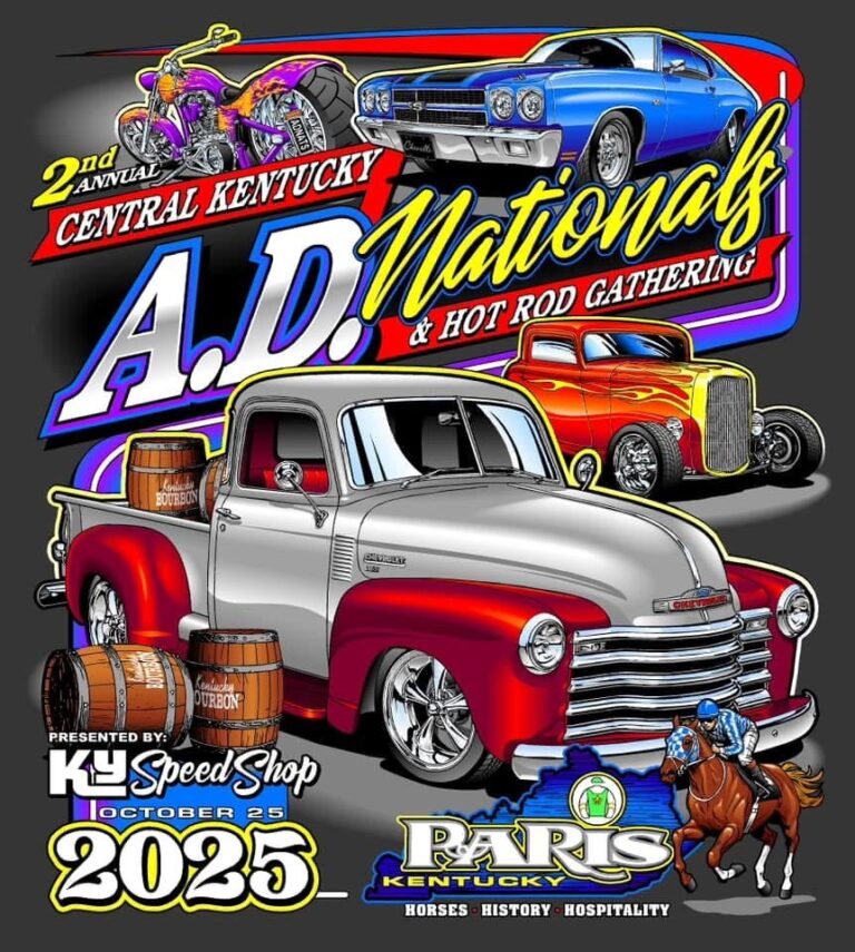 Hot Rods Paris A.D. Nationals- Hot Rod Gathering - Paris Bourbon County Kentucky